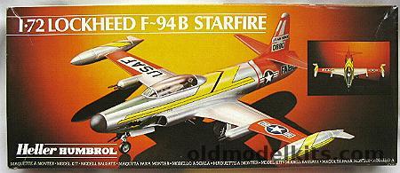 Heller 1/72 Lockheed F-94B Starfire - 59th FIS - Iceland - 1954, 80302 plastic model kit